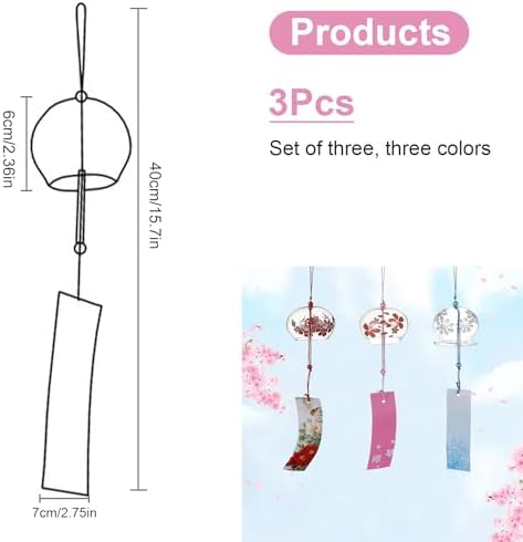 Vue 2 de Inheming Pcs Carillon Japonais