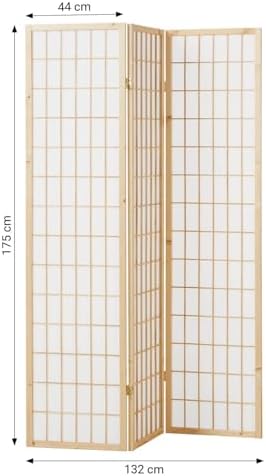 Vue 3 de Paravent Pliable Shoji En