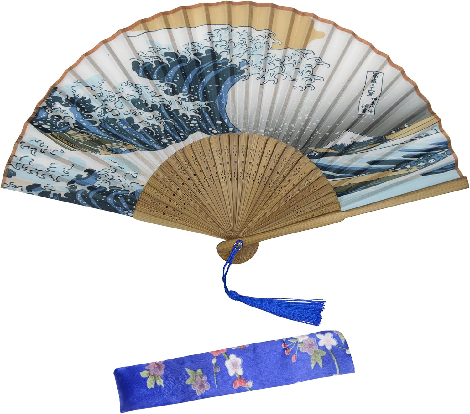 Awcigg Eventail Japonais Kanagawa