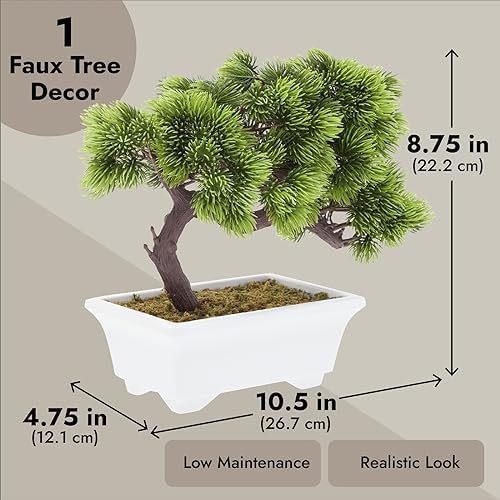Vue 5 de Arbre Bonsai Artificiel Faux