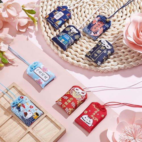 Vue 4 de Webeedy Pcs Japonais Omamori