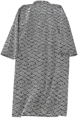 Vue 2 de Peignoir Kimono Japonais Style