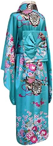 Vue 2 de Kimono Japonais Femme Traditionnelle