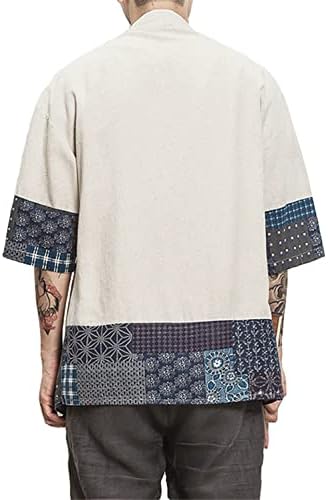 Vue 2 de Hommes Decontracte Cardigan Kimono