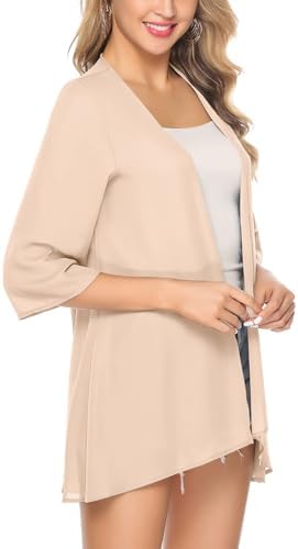 Vue 2 de Cardigan Dete Femme Manches