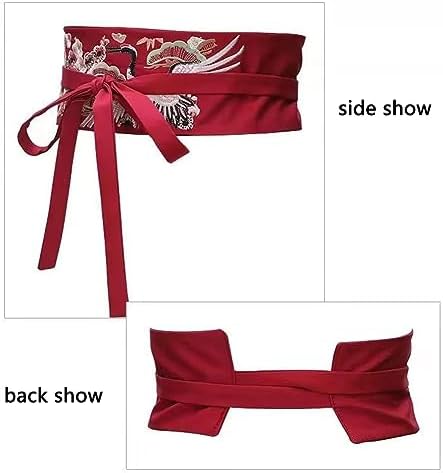 Vue 3 de Ceinture Obi Japonaise Pour