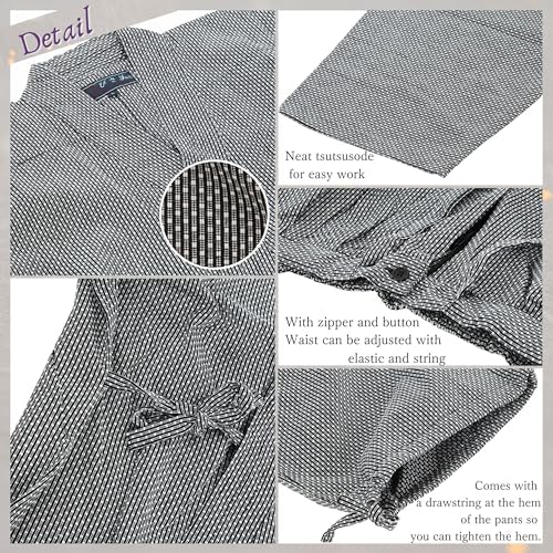 Vue 4 de Samue Kimono De Travail
