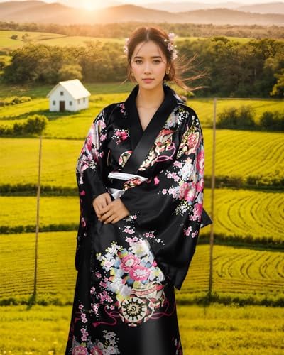 Vue 2 de Pcs Robe Japonaise Geisha
