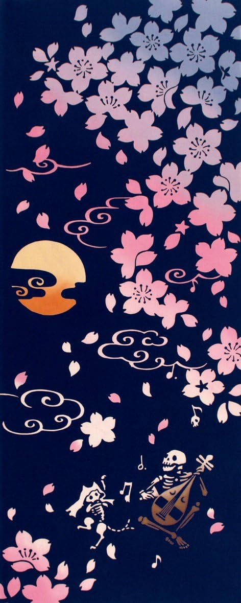 Serviette Japonaise Tenugui Biwako