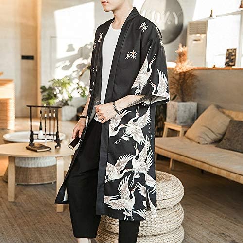 Vue 4 de Kimono Japonais Ample Yukata