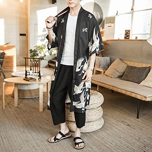 Vue 5 de Kimono Japonais Ample Yukata
