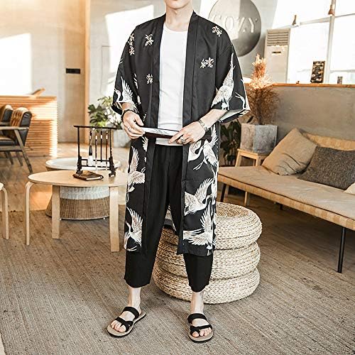 Vue 6 de Kimono Japonais Ample Yukata