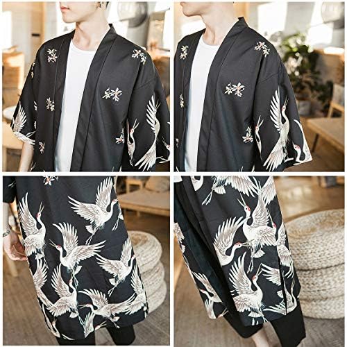 Vue 7 de Kimono Japonais Ample Yukata