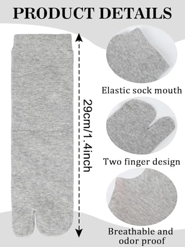 Vue 3 de Paires De Chaussettes Tabi
