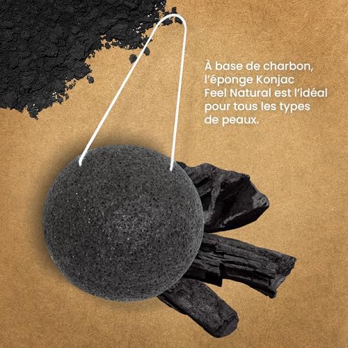 Vue 2 de Eponge Konjac Visage Naturelle