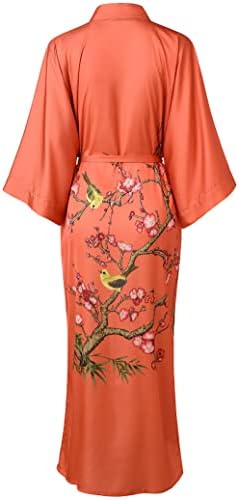 Vue 2 de Robe Peignoir Kimono Femme