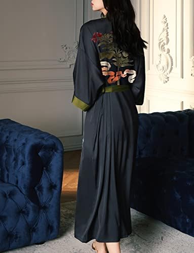 Vue 2 de Kimono Long En Satin