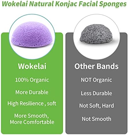 Vue 4 de Lot De Eponges Konjac