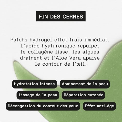 Vue 2 de Patchs Anticernes Aloe Vera