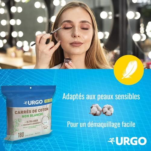 Vue 4 de Urgo Carres De Coton