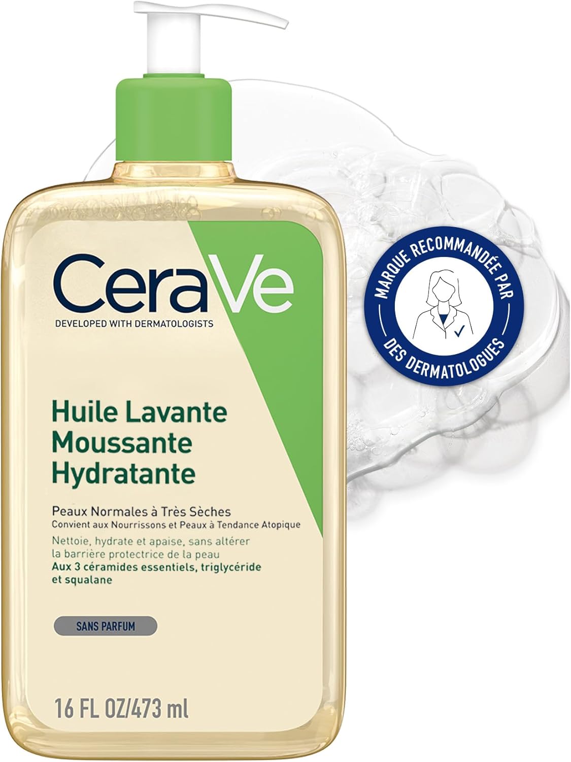 Cerave Huile Lavante Moussante