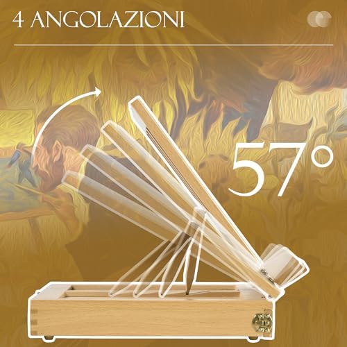 Vue 4 de Vinsetto Chevalet De Table