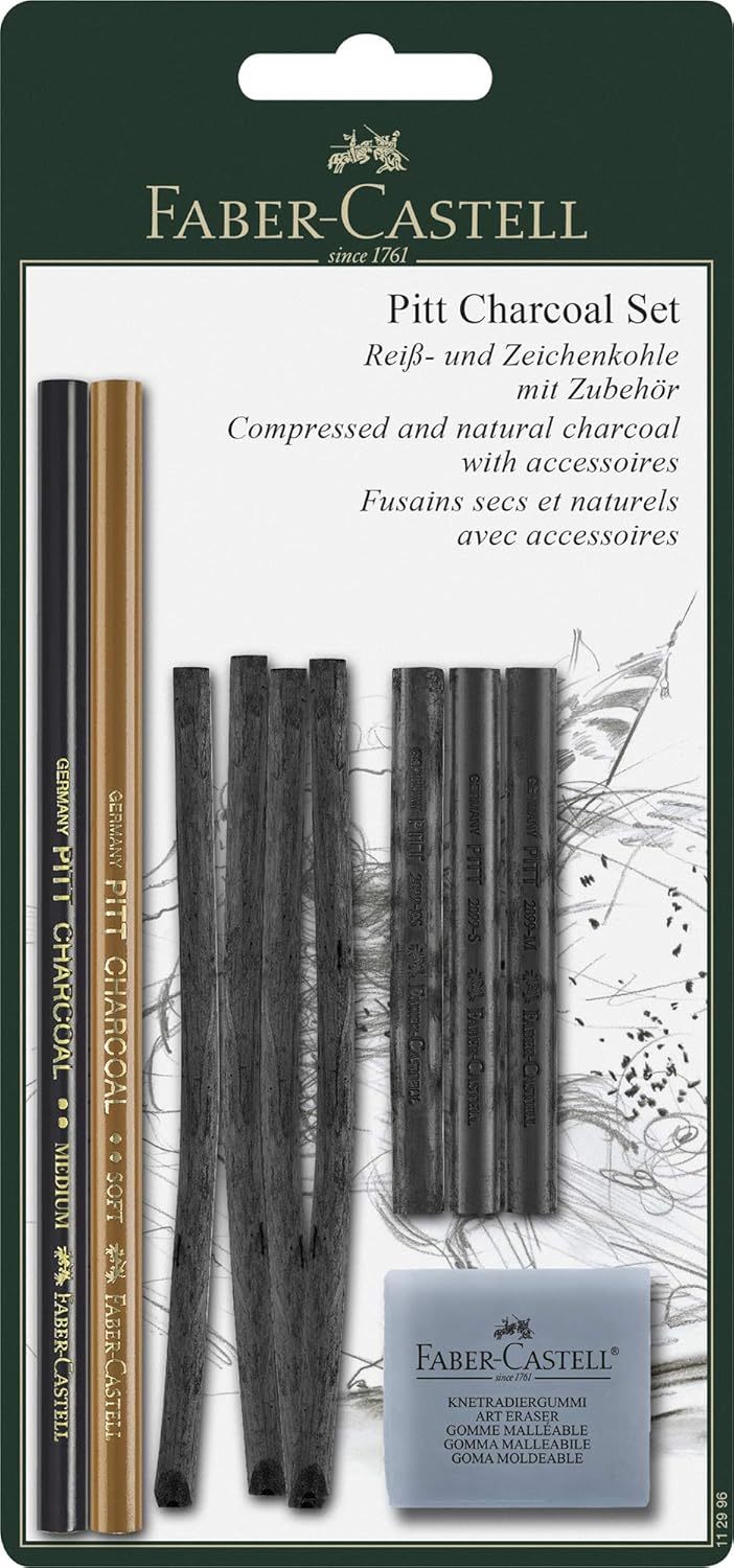 Vue 1 de Fabercastell Pitt Charcoal Set