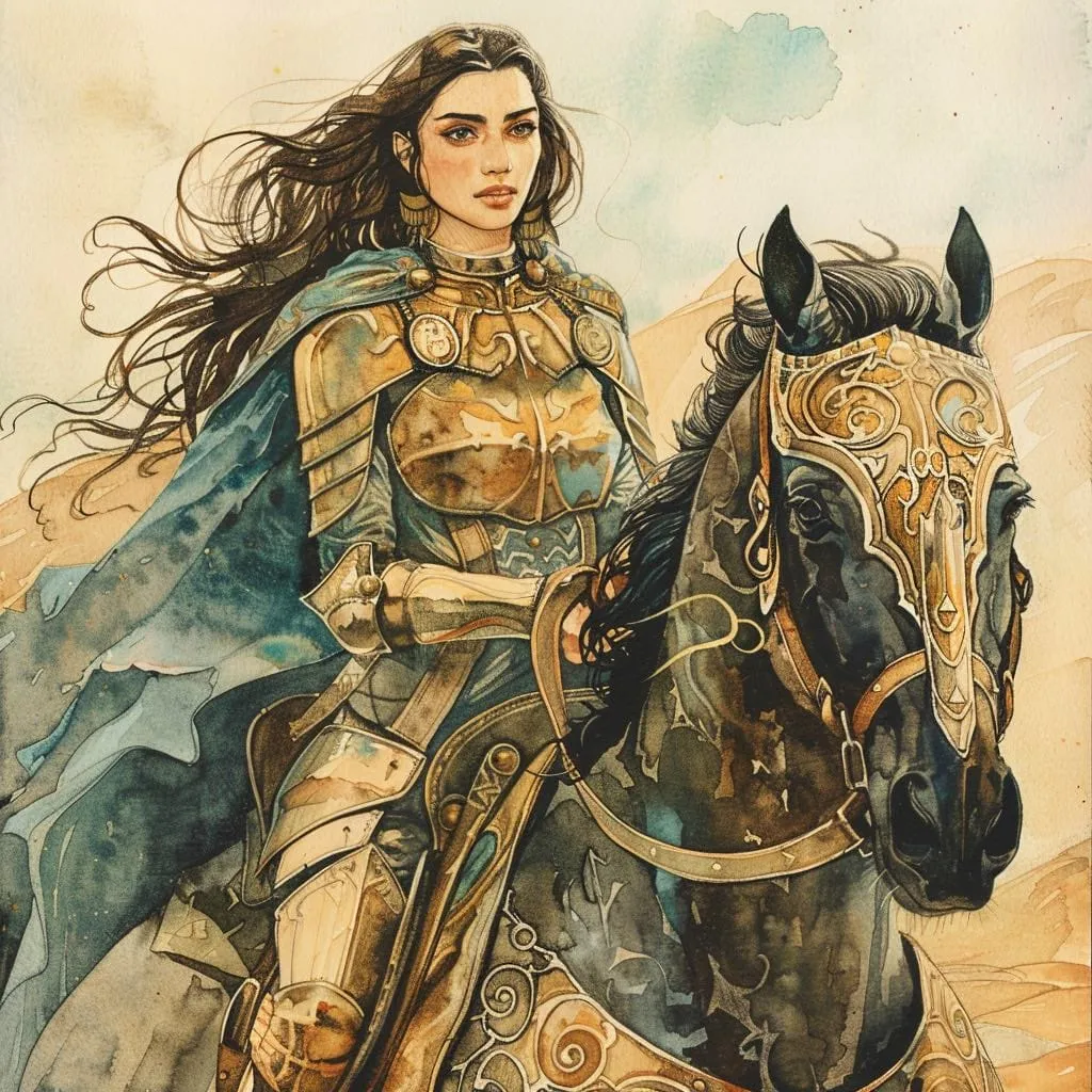 Cover illustration for Jaigun - The warrior princess
