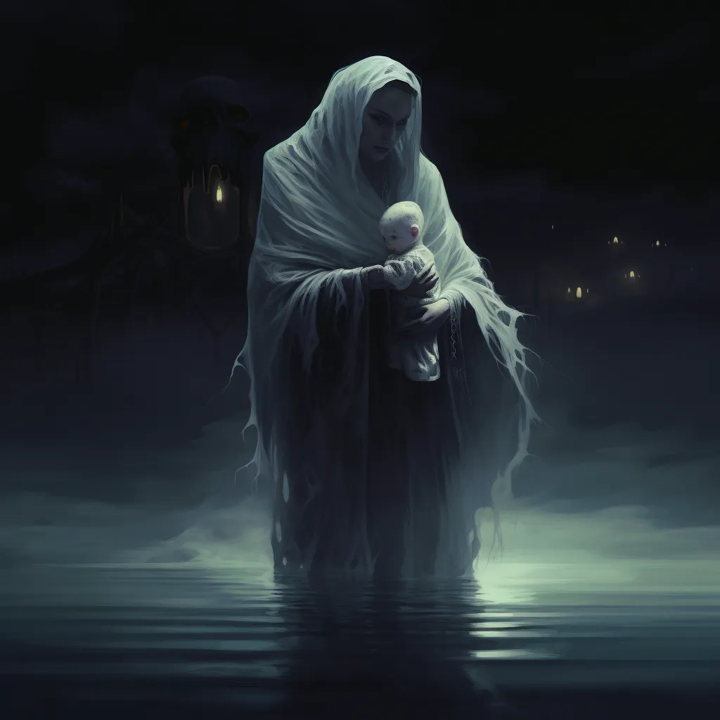 Cover illustration for The legend of Komola Rani Lake