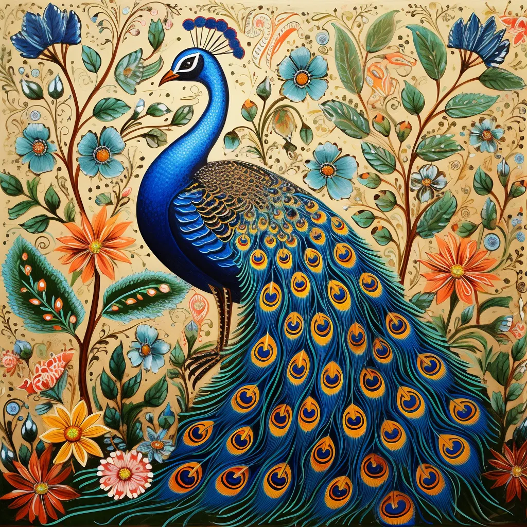 Cover illustration for How did the peacock get its colorful tail