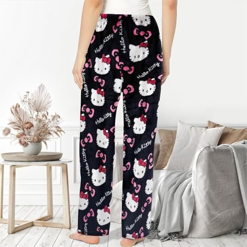 Vue 4 de Pantalon Pyjama Femme Flanelle