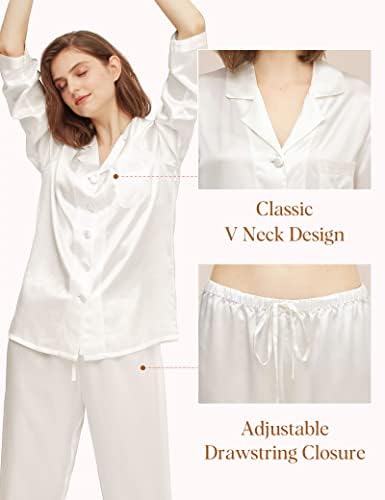 Vue 4 de Pyjama Soie Femme Vetement