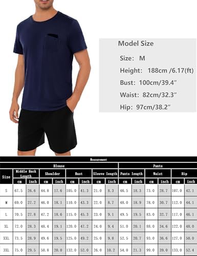 Vue 7 de Pyjama Homme Col Rond