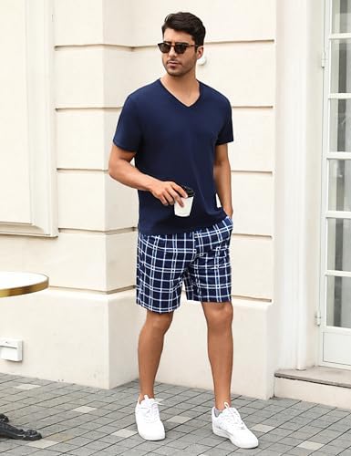 Vue 5 de Pyjama Court Homme Coton