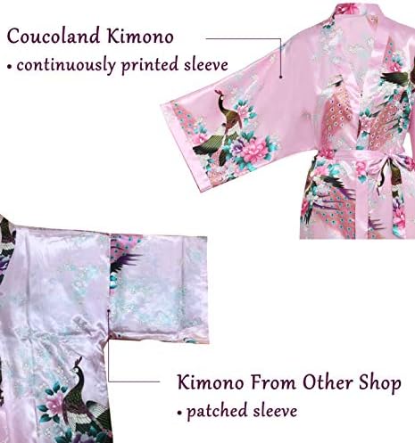 Vue 5 de Kimono Femme Long En