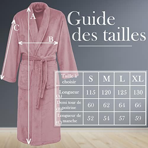 Vue 5 de Peignoir Femme Personnalise Robe