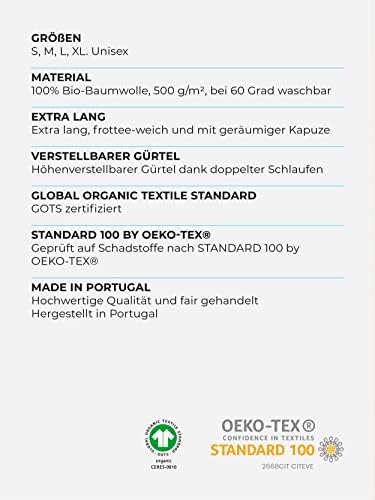 Vue 5 de Peignoir En Coton Bio