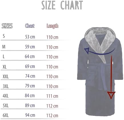 Vue 6 de Mens Dressing Gown Super