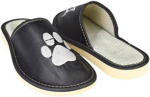 Vue 5 de Pantoufles Femme Cuir Chaussons