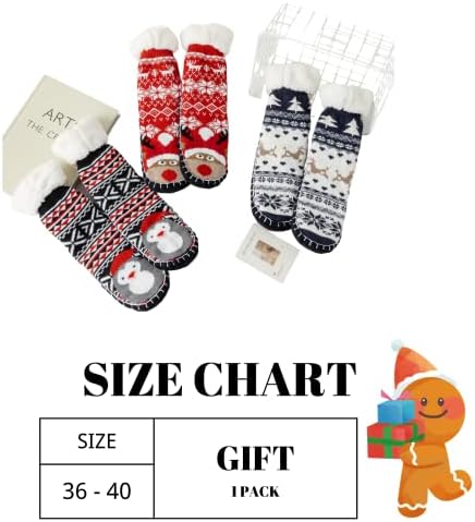 Vue 5 de Femmes Chaussettes Pantoufle Antiglissement