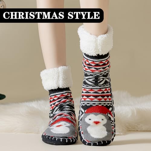 Vue 6 de Femmes Chaussettes Pantoufle Antiglissement