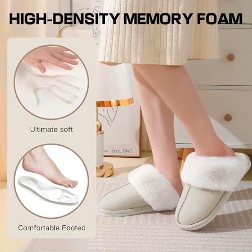 Vue 4 de Chaussons Femme Homme Chauds