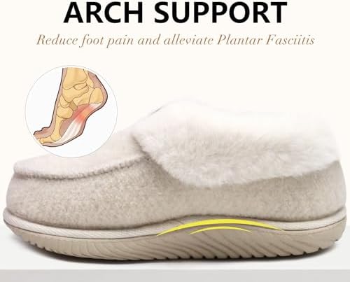 Vue 5 de Chausson Femme Hiver Chaud