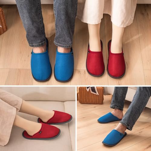 Vue 7 de Chaussons Invites Lavable En