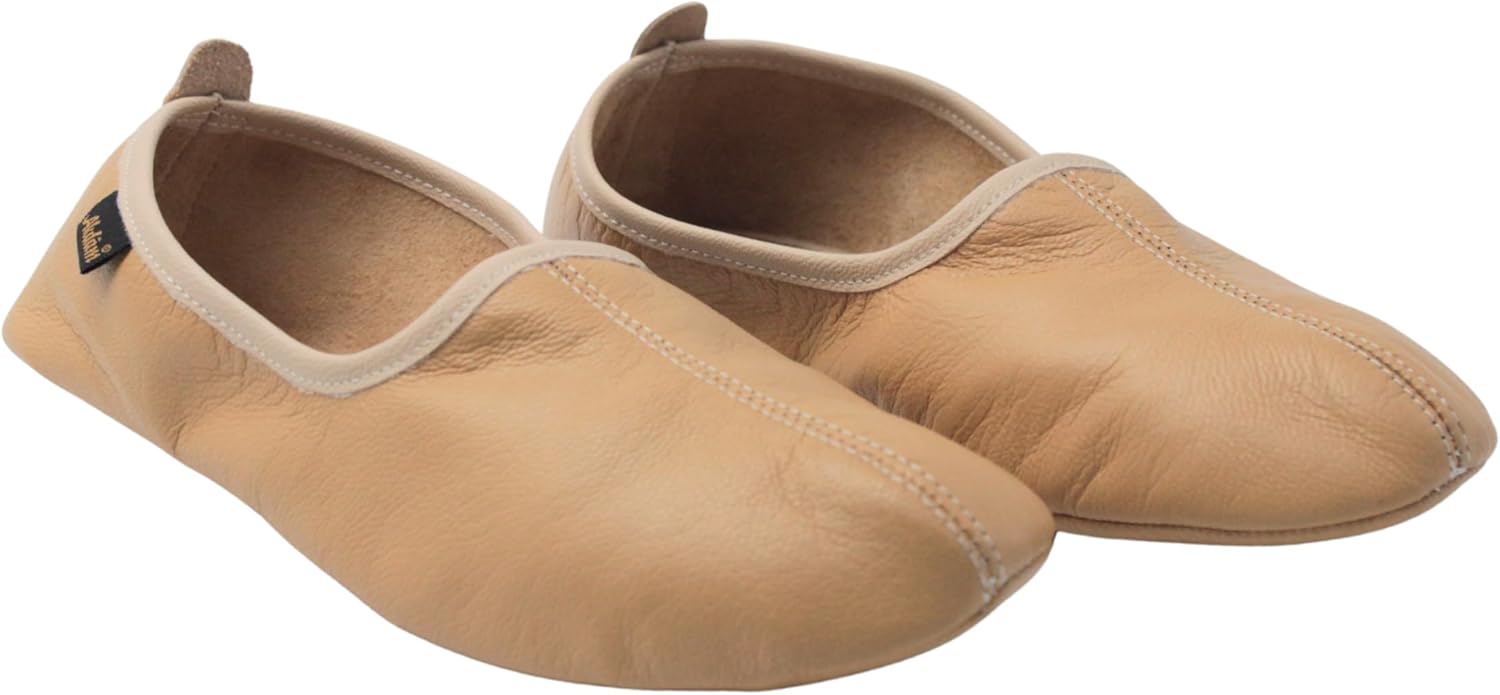 Pantoufles Unisexes En Cuir