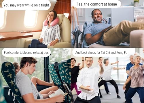 Vue 5 de Pantoufles Unisexes En Cuir