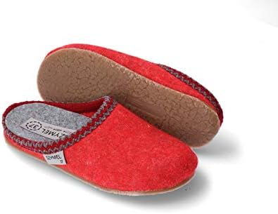 Vue 6 de Chaussons Femme Feutre Laine