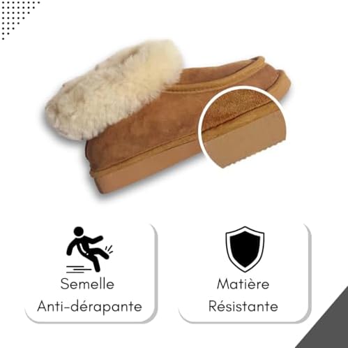 Vue 3 de Pantoufleschaussons Printempseteautomnehiver Homme Et
