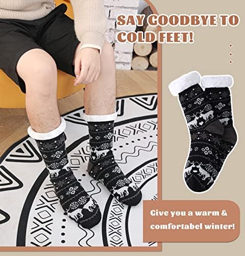 Vue 4 de Chaussettes Chaussons Homme Hiver