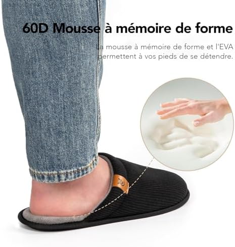 Vue 4 de Chaussons Respirantes Douces Pour